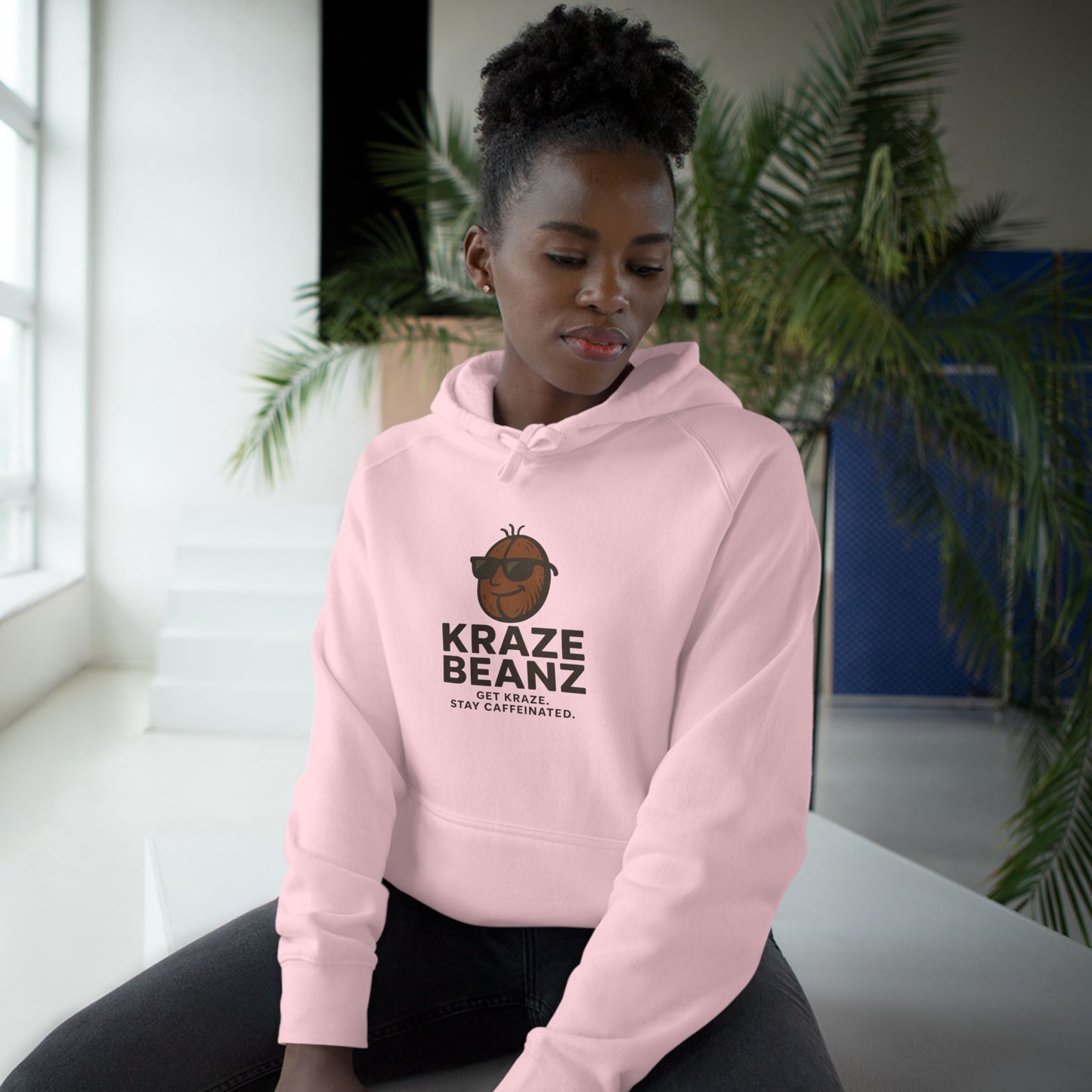 Kraze Beanz Coffee Logo Hoodie — Cozy Café-Inspired Pullover