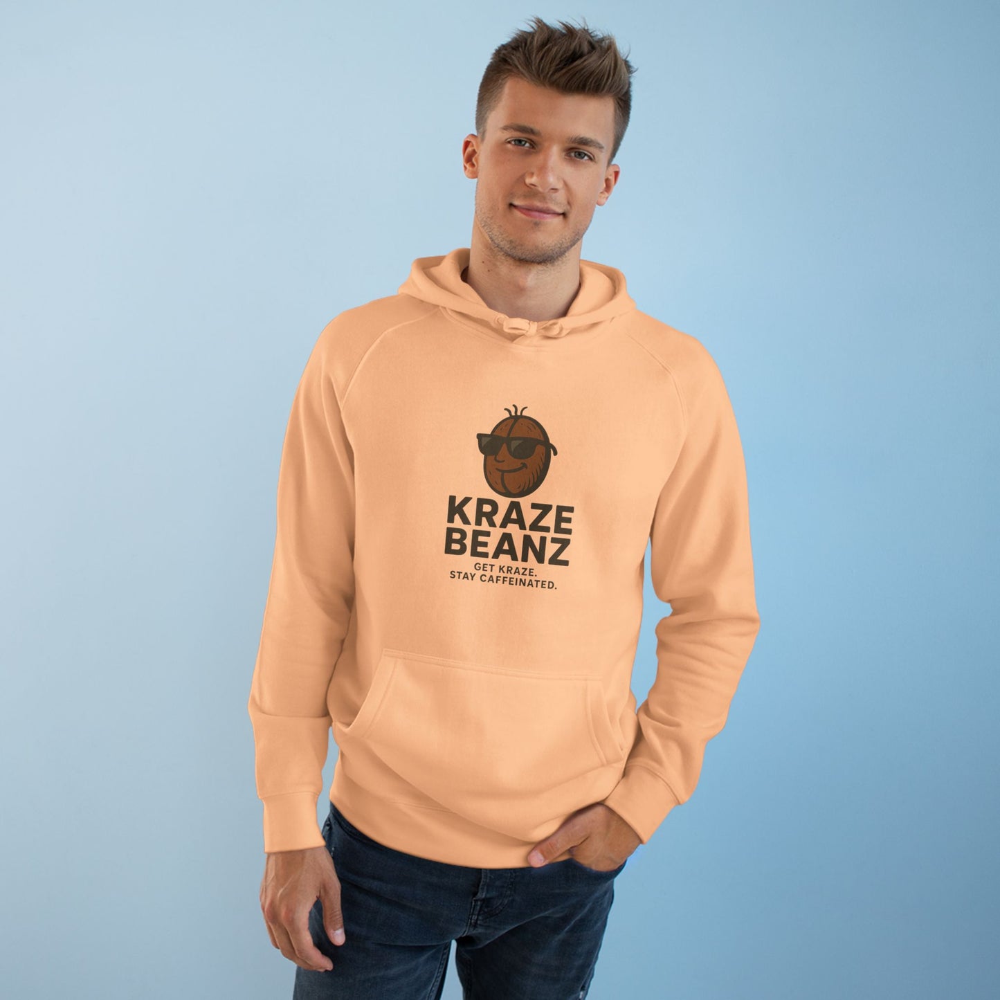 Kraze Beanz Coffee Logo Hoodie — Cozy Café-Inspired Pullover
