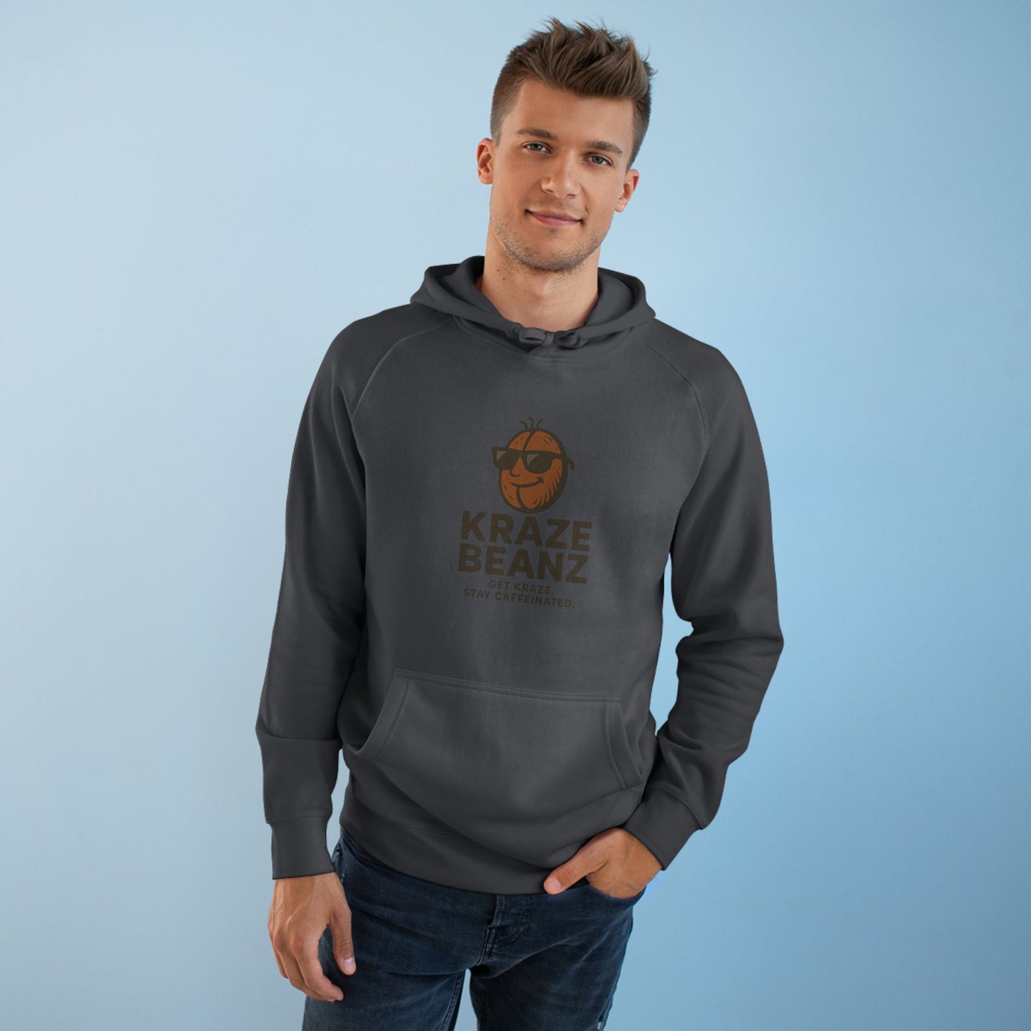 Kraze Beanz Coffee Logo Hoodie — Cozy Café-Inspired Pullover