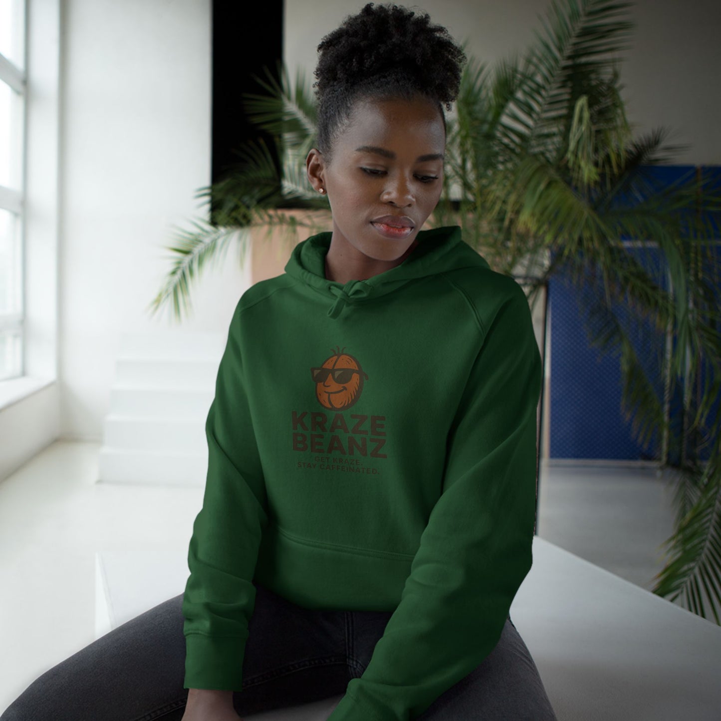 Kraze Beanz Coffee Logo Hoodie — Cozy Café-Inspired Pullover
