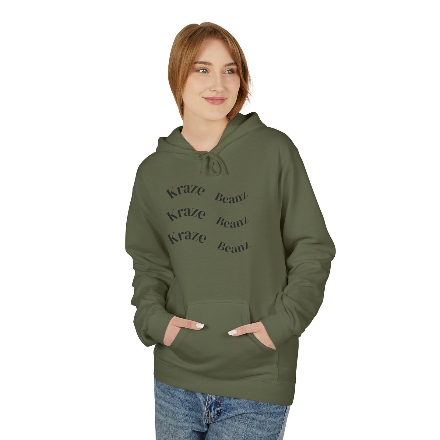 Hoodie — Kraze Beanz Coffee Logo Pullover (Get Kraze, Stay Caffeinated)