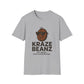 Kraze Beanz Coffee Tee — Get Kraze. Stay Caffeinated. Casual Graphic T-Shirt