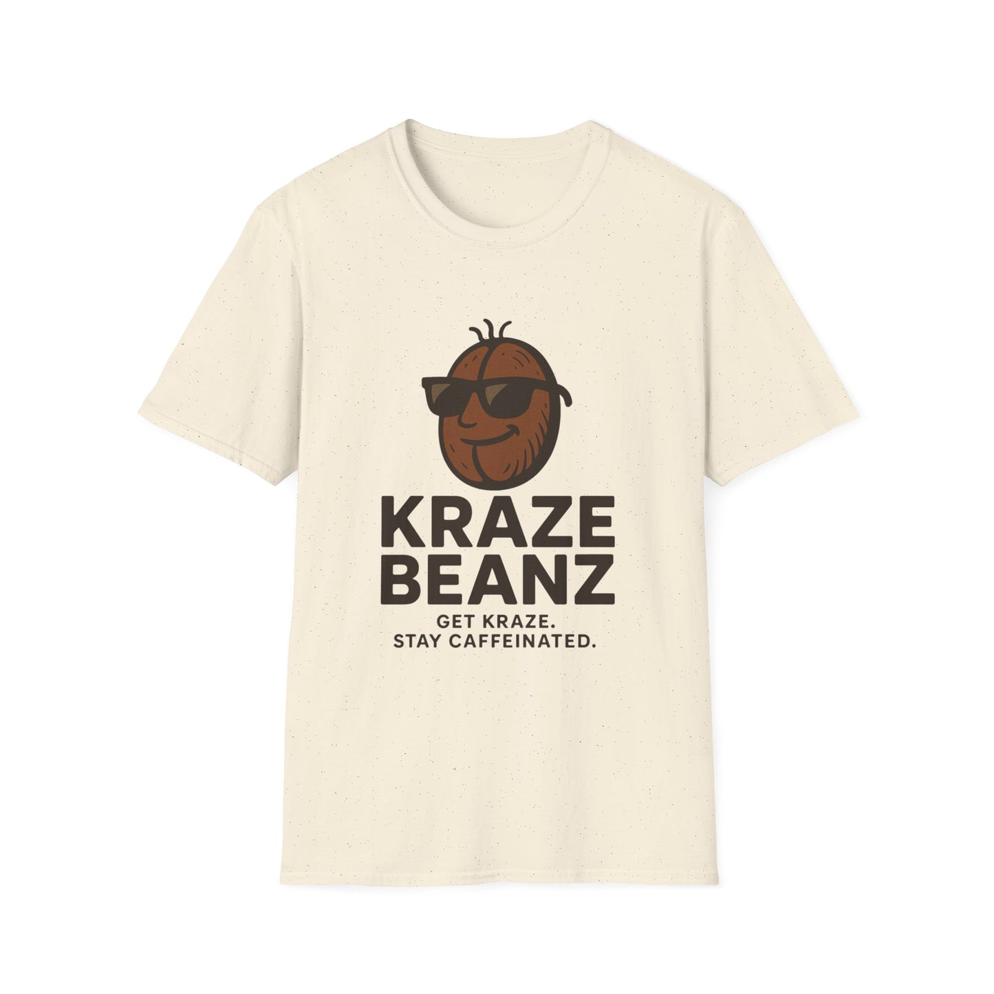 Kraze Beanz Coffee Tee — Get Kraze. Stay Caffeinated. Casual Graphic T-Shirt