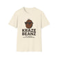 Kraze Beanz Coffee Tee — Get Kraze. Stay Caffeinated. Casual Graphic T-Shirt