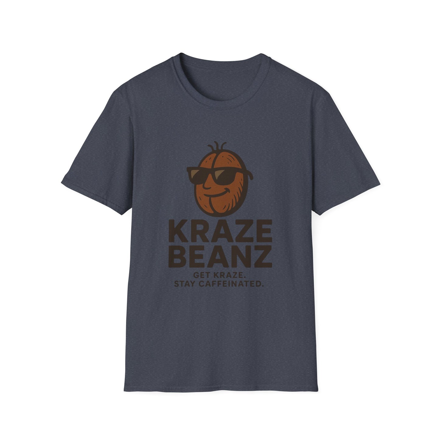 Kraze Beanz Coffee Tee — Get Kraze. Stay Caffeinated. Casual Graphic T-Shirt