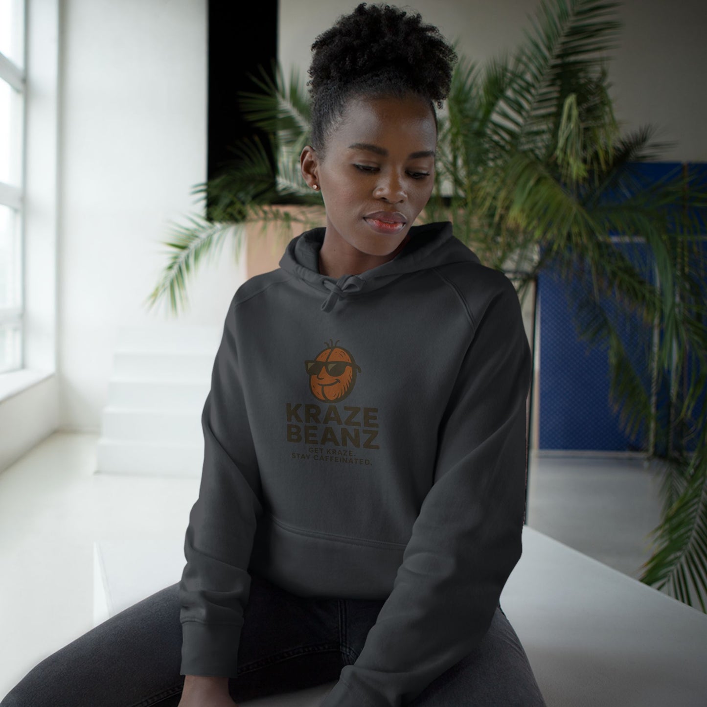 Kraze Beanz Coffee Logo Hoodie — Cozy Café-Inspired Pullover