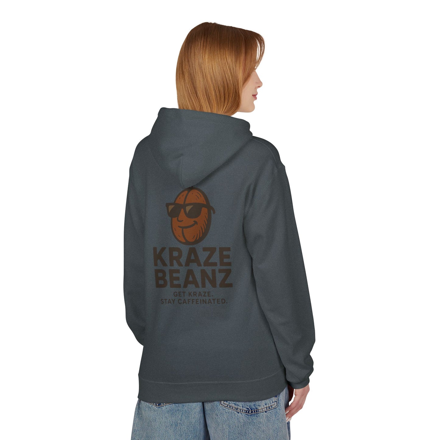 Hoodie — Kraze Beanz Coffee Logo Pullover (Get Kraze, Stay Caffeinated)