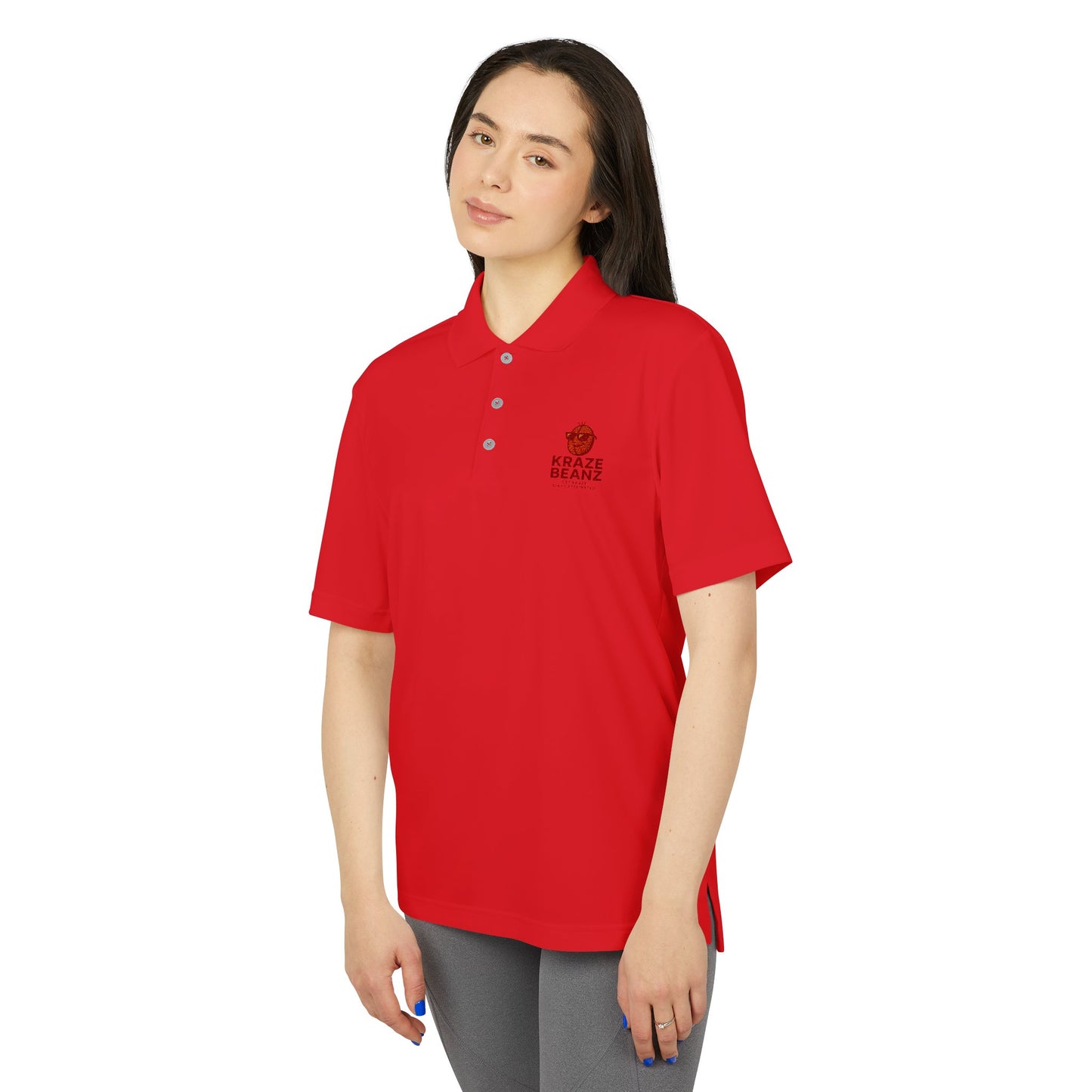 Kraze Beanz Logo Performance Polo