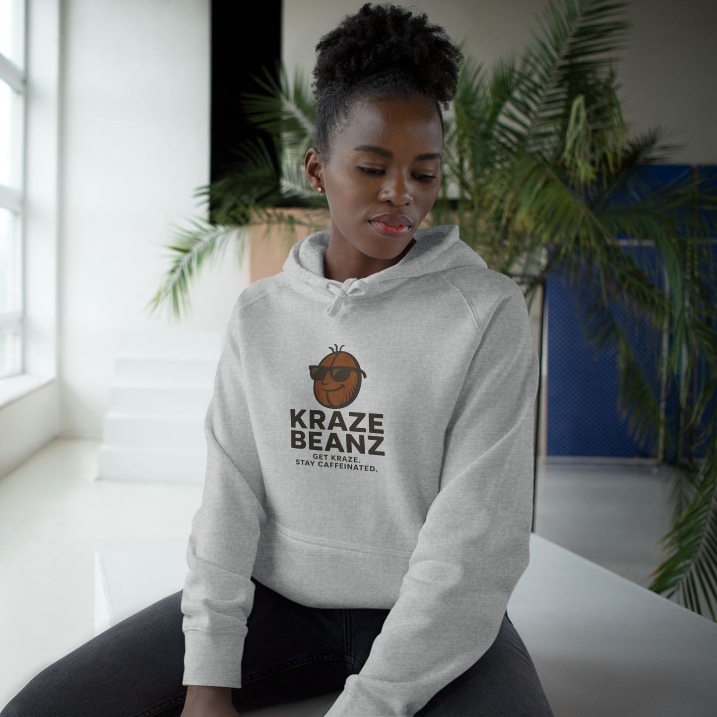Kraze Beanz Coffee Logo Hoodie — Cozy Café-Inspired Pullover