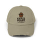 Kraze Beanz Distressed Cap — Vintage Coffee Logo Hat ("Kraze Beanz: Get Kraze. Stay Caffeinated.")