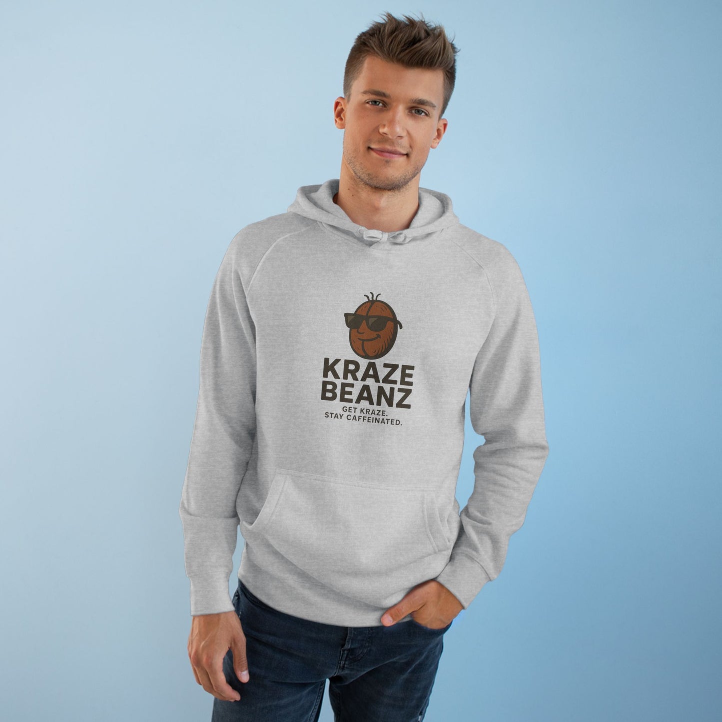 Kraze Beanz Coffee Logo Hoodie — Cozy Café-Inspired Pullover