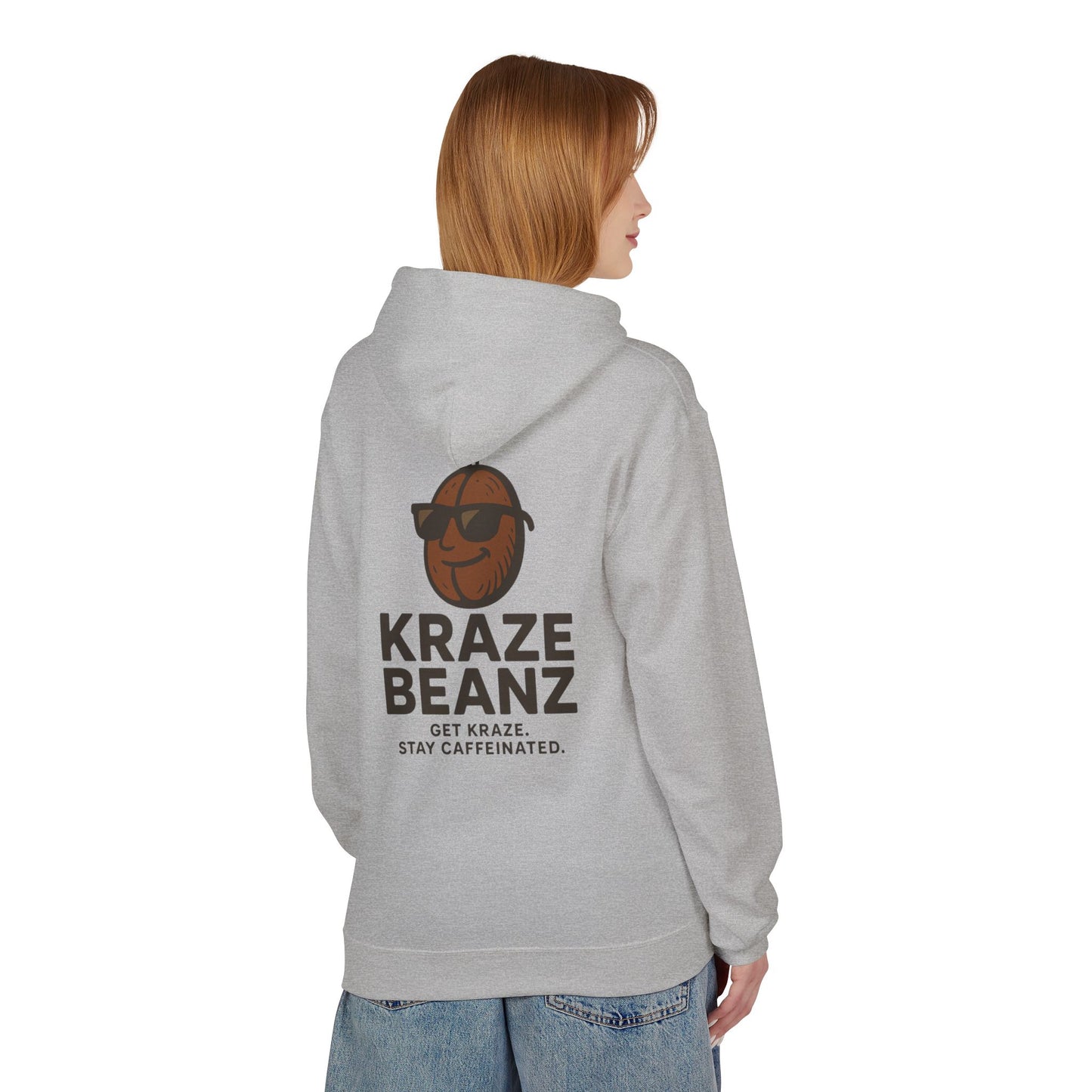 Hoodie — Kraze Beanz Coffee Logo Pullover (Get Kraze, Stay Caffeinated)