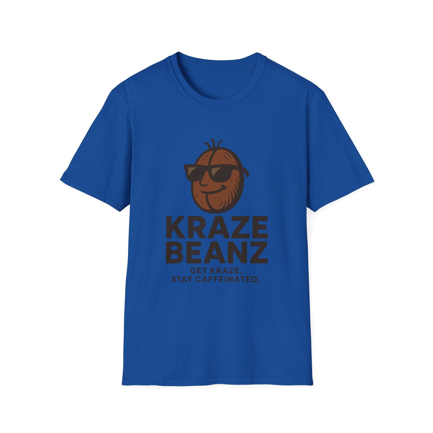 Kraze Beanz Coffee Tee — Get Kraze. Stay Caffeinated. Casual Graphic T-Shirt
