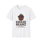 Kraze Beanz Coffee Tee — Get Kraze. Stay Caffeinated. Casual Graphic T-Shirt