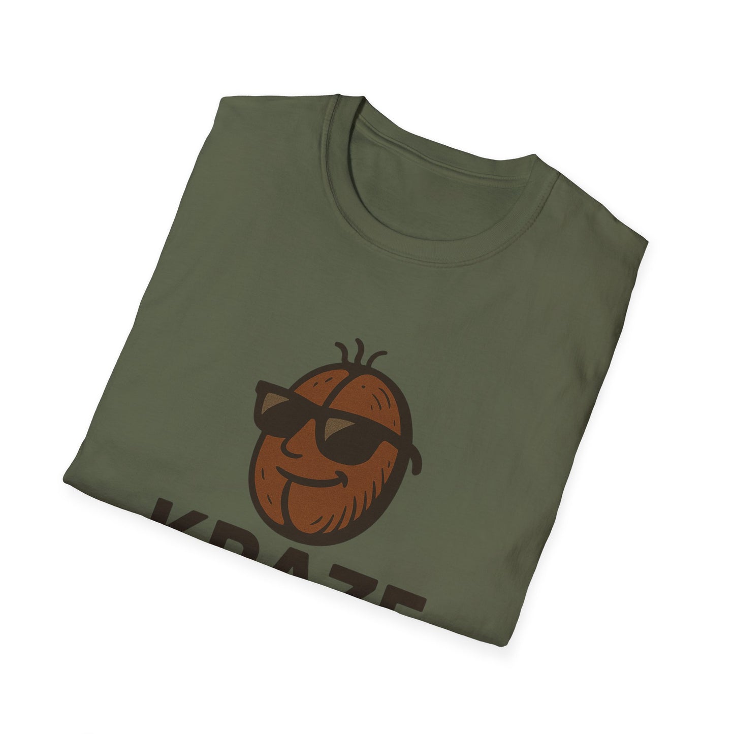 Kraze Beanz Coffee Tee — Get Kraze. Stay Caffeinated. Casual Graphic T-Shirt