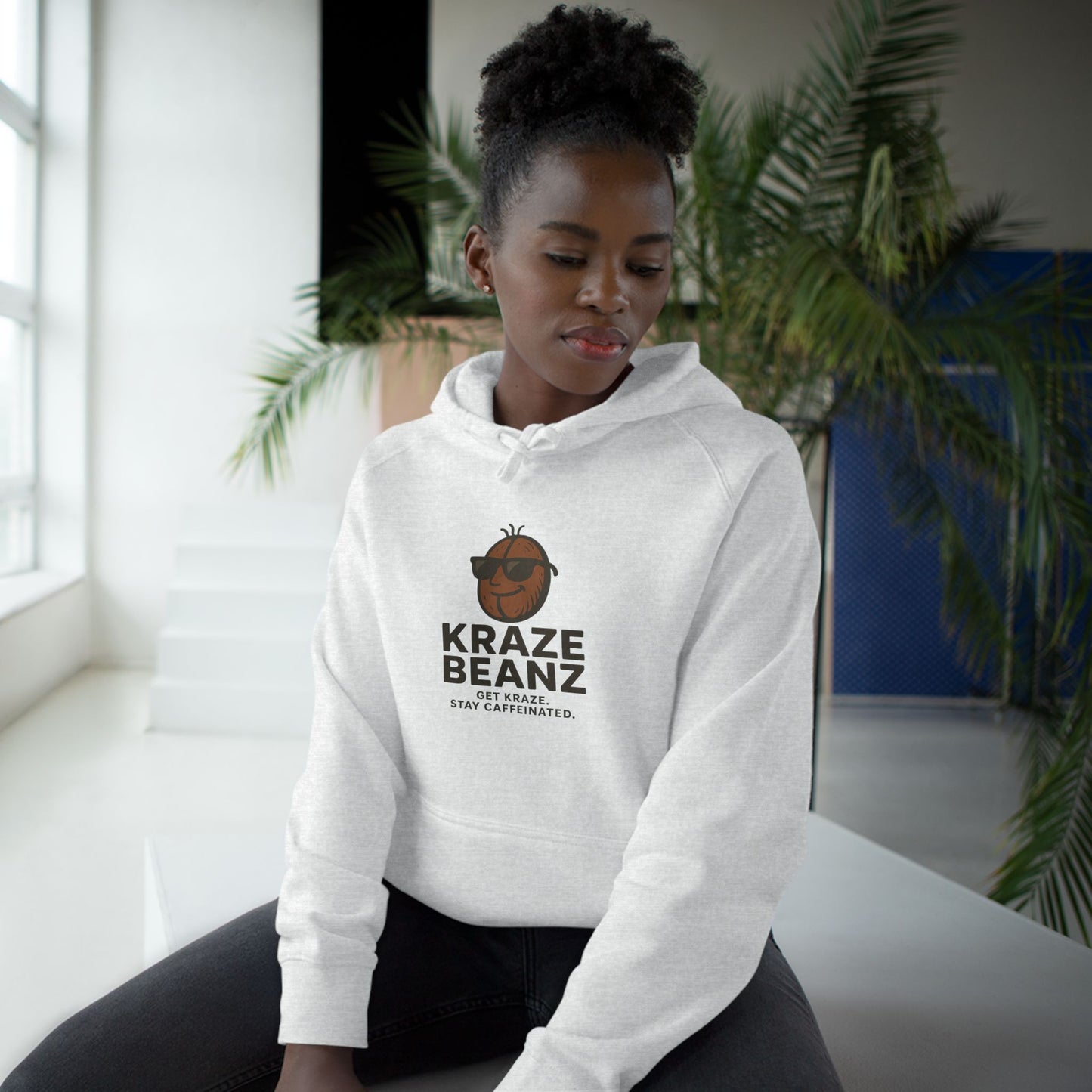 Kraze Beanz Coffee Logo Hoodie — Cozy Café-Inspired Pullover