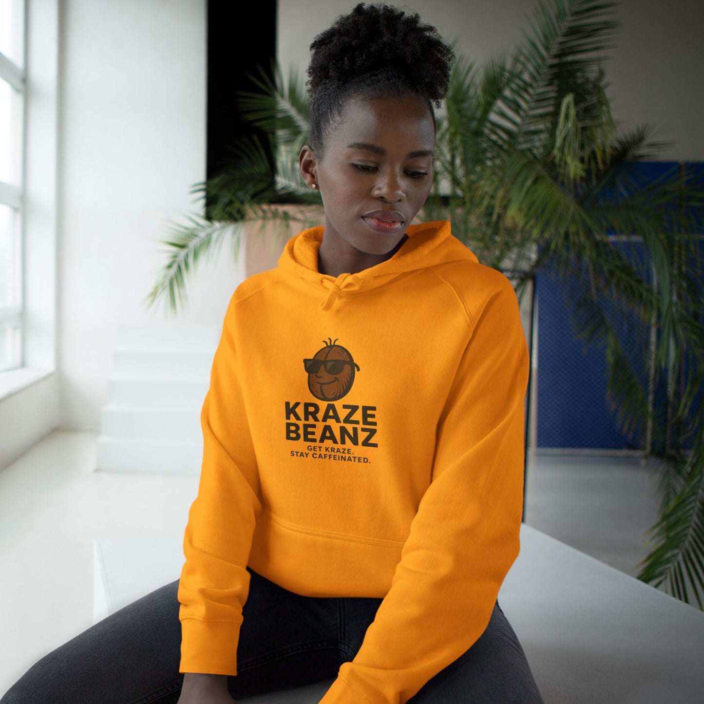 Kraze Beanz Coffee Logo Hoodie — Cozy Café-Inspired Pullover