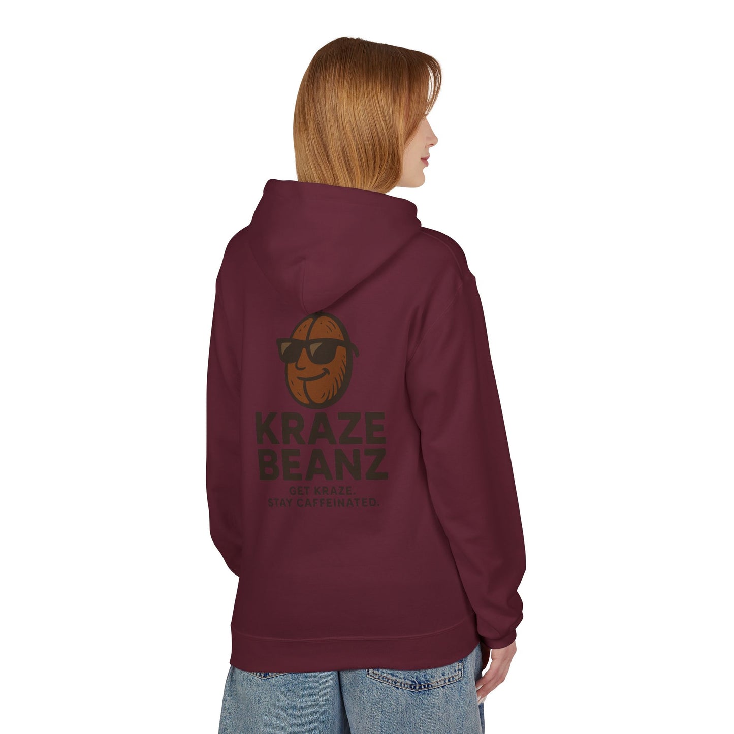 Hoodie — Kraze Beanz Coffee Logo Pullover (Get Kraze, Stay Caffeinated)