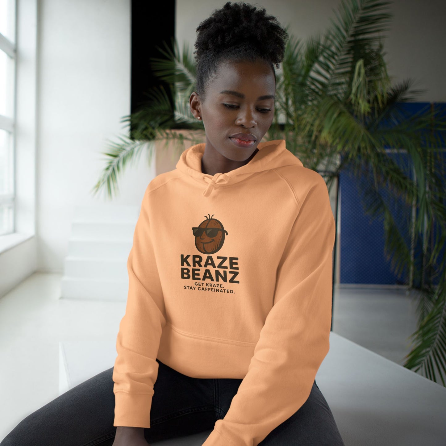 Kraze Beanz Coffee Logo Hoodie — Cozy Café-Inspired Pullover